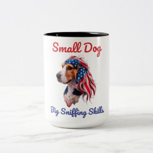 Beagle Two-Tone Coffee Mug