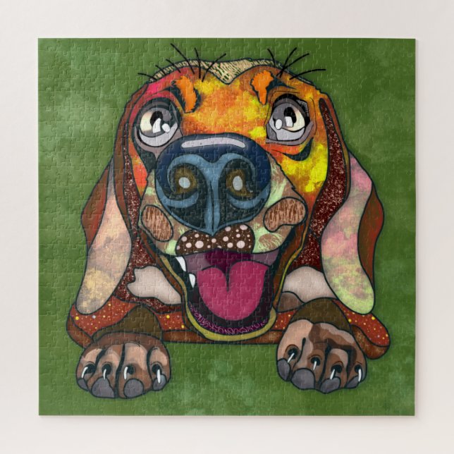 Beagle ugly face Jigsaw Puzzle (Vertical)