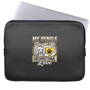 Beagle Unconditional Love Dog Owner Laptop Sleeve