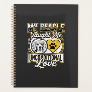Beagle Unconditional Love Dog Owner Planner