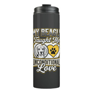 Beagle Unconditional Love Dog Owner Thermal Tumbler