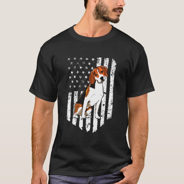 Beagle Usa T-Shirt (Front)