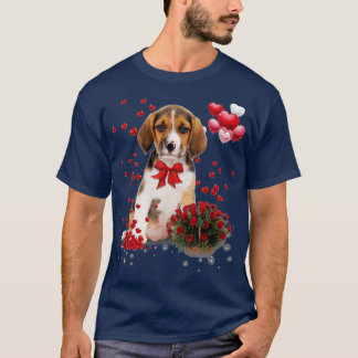 Beagle Valentines Day Shirt Funny Dog Lover Happy 