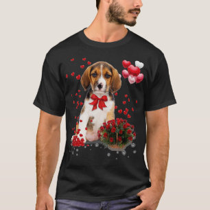 Beagle Valentines Day Shirt Funny Dog Lover Happy