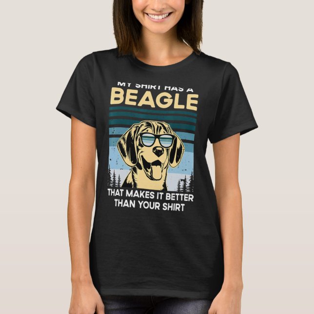 Beagle Whisperer Dog   Puppy Owner Paw Love T-Shirt (Front)