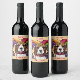 BEAGLE WINE LABEL
