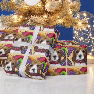 BEAGLE WRAPPING PAPER
