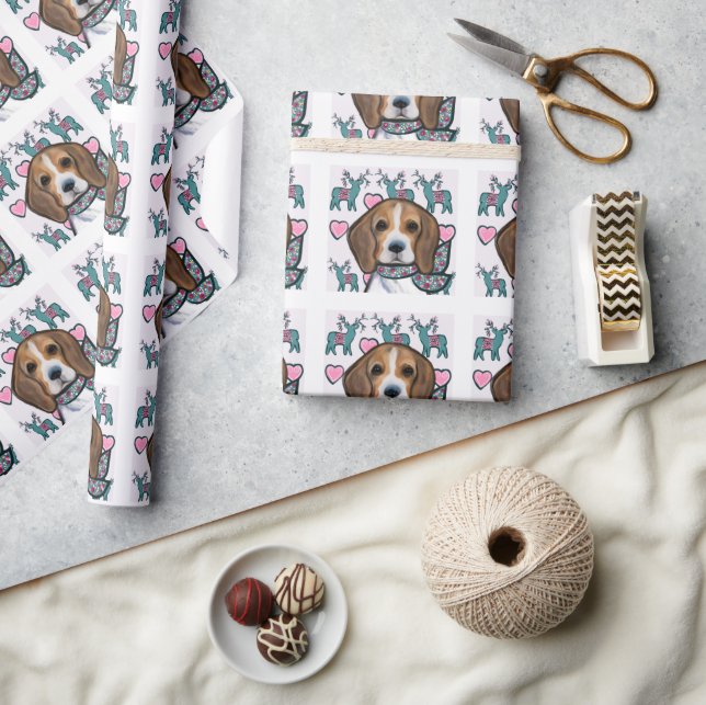 Beagle     wrapping paper (Crafts)