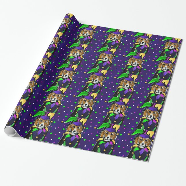 BEAGLE WRAPPING PAPER (Unrolled)
