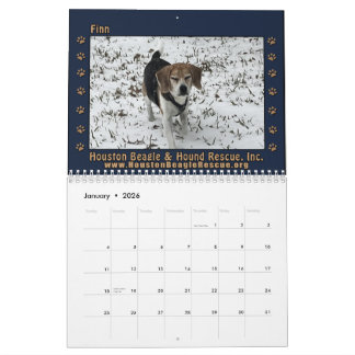 Beagles and Buddies 2026 Calendar