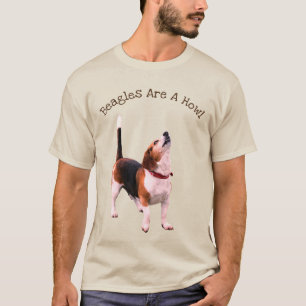 Beagles Are A Howl Cute Dog  T-Shirt