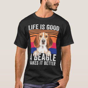 Beagles Makes Your Life Good Vintage T-Shirt