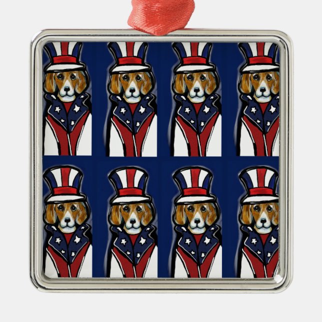 BEAGLES METAL TREE DECORATION (Front)
