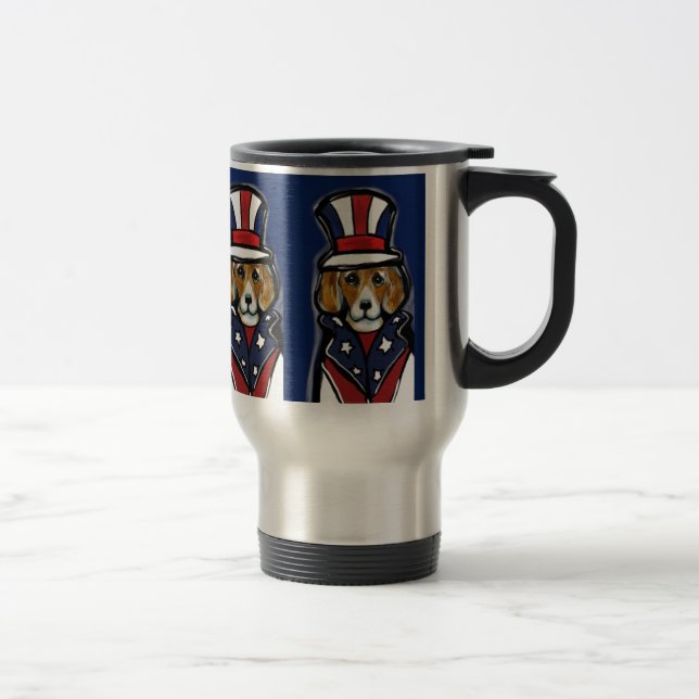 BEAGLES TRAVEL MUG (Right)