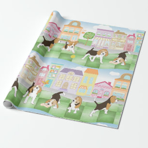 Beagles Wrapping Paper