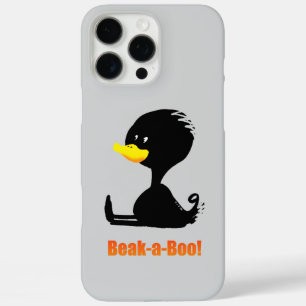 Beak-a-Boo! Cute Cartoon Duck with Funny Pun iPhone 16 Pro Max Case