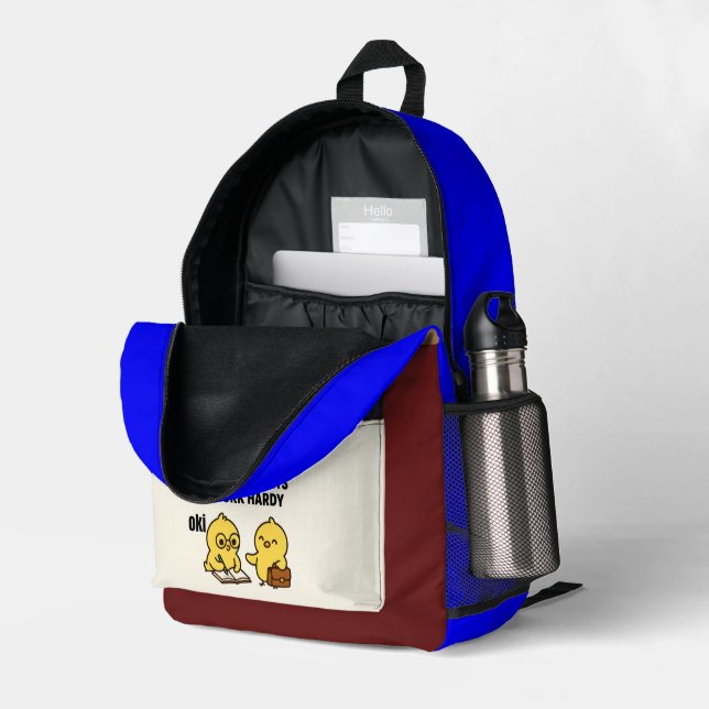 Beak & Bonk, STUDY MOTIVATION BAG (Back Corner Right (Open))