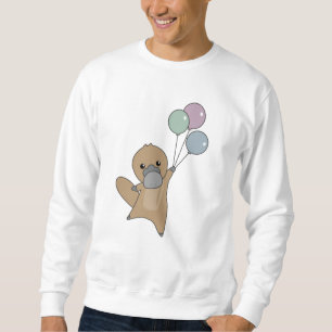 Beaker Flies With Balloons Sweet Animals Children Sweatshirt