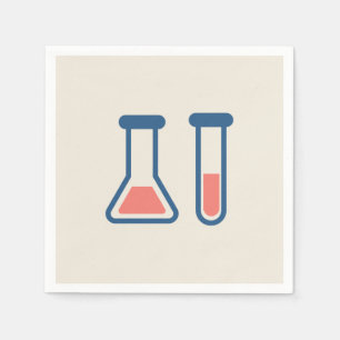 Beaker & Test Tube Science Themed Napkin