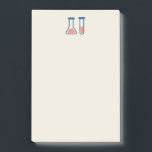 Beaker & Test Tube Science Themed Post-it Notes<br><div class="desc">Sticky notes with a cute drawing of a test tube and beaker. Perfect for science types.</div>