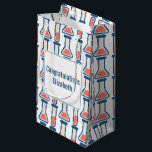 Beaker & Test Tube Science Themed  Small Gift Bag<br><div class="desc">Gift bag with a cute drawing of a test tube and beaker. Perfect for science types.</div>