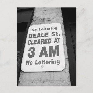 Beale n Blues Series Postcard