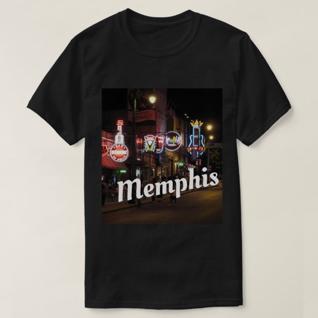 Beale Street, Memphis, Tennessee T-Shirt (Design Front)