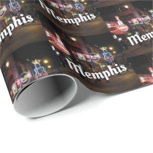 Beale Street, Memphis, Tennessee Wrapping Paper