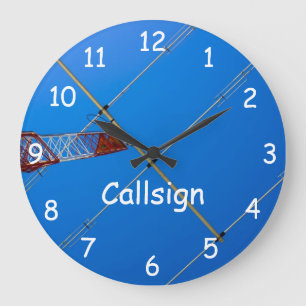 Beam Antenna and Callsign Large Clock
