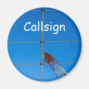 Beam Antenna and Callsign Magnet
