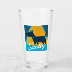Beam Me Up Scotty Glass
