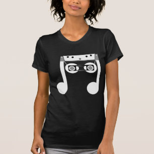 Beam Notes Eighth Classic Music Cassette Design T-Shirt