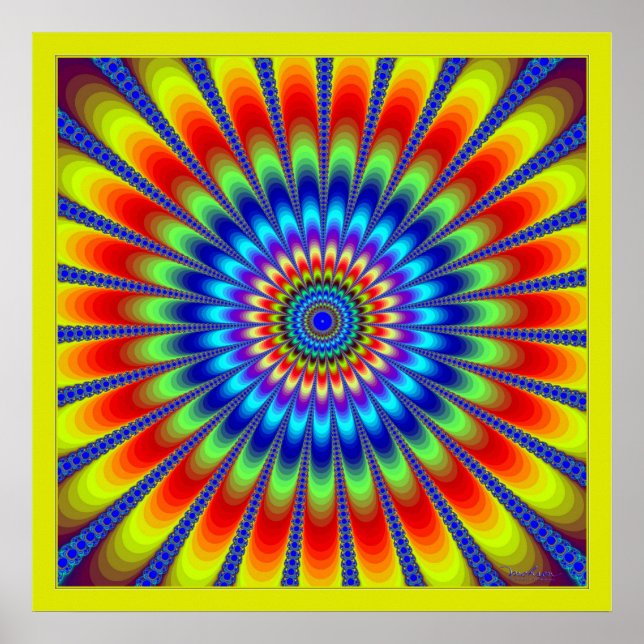 Beaming Bursting Blossom Poster (Front)