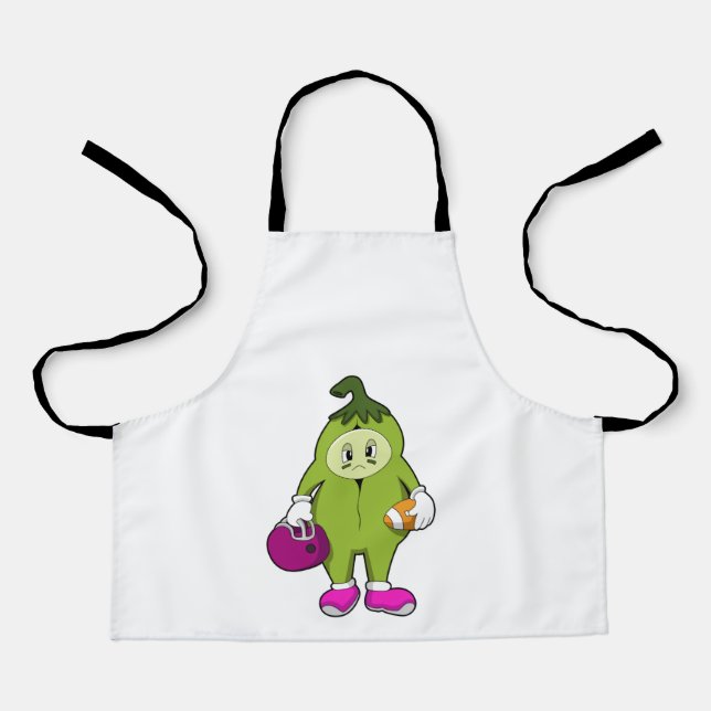 Bean at Football Sports Apron (Front)