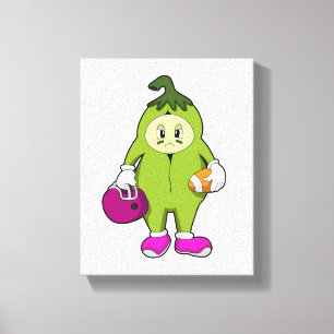 Bean at Football Sports Canvas Print