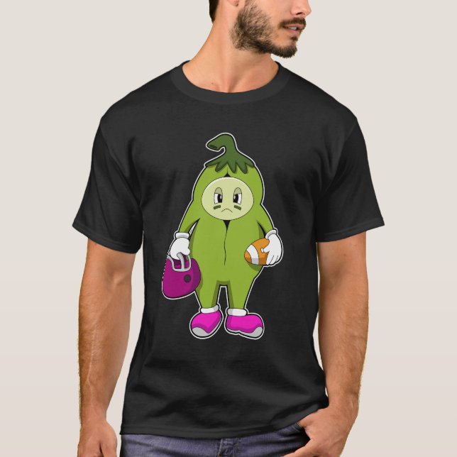 Bean at Football Sports T-Shirt (Front)