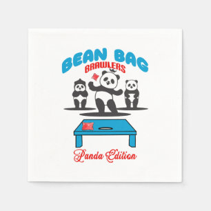 Bean Bag Brawlers - Panda Napkin