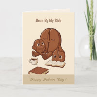 Bean calm cute coffee bean family Father’s Day