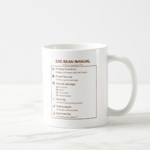 Bean calm cute coffee bean  mug