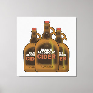 Bean Cider Canvas Print