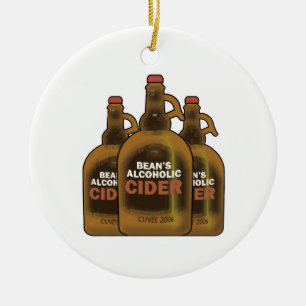 Bean Cider Ceramic Tree Decoration