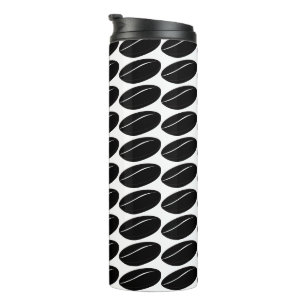 Bean Coffee Black – Bold Minimalist Coffee Design Thermal Tumbler