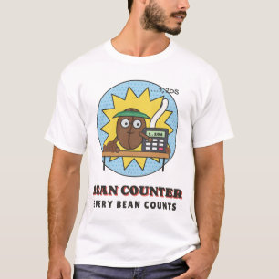 Bean Counter Coffee Accountant Pun T-Shirt