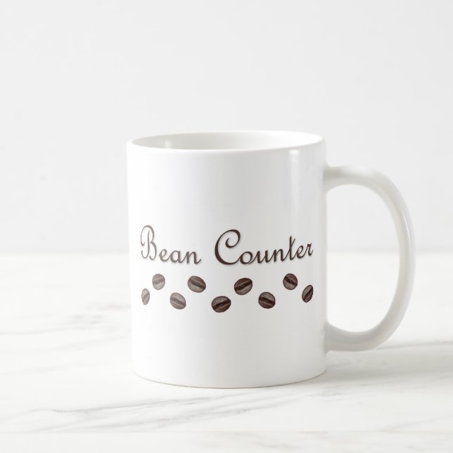 Bean Counter Coffee Mug (Right)