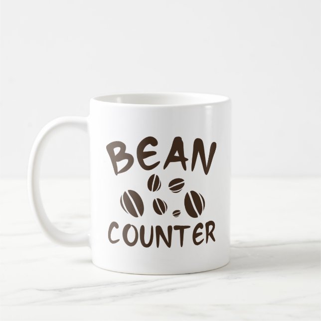 Bean Counter Coffee Mug (Left)