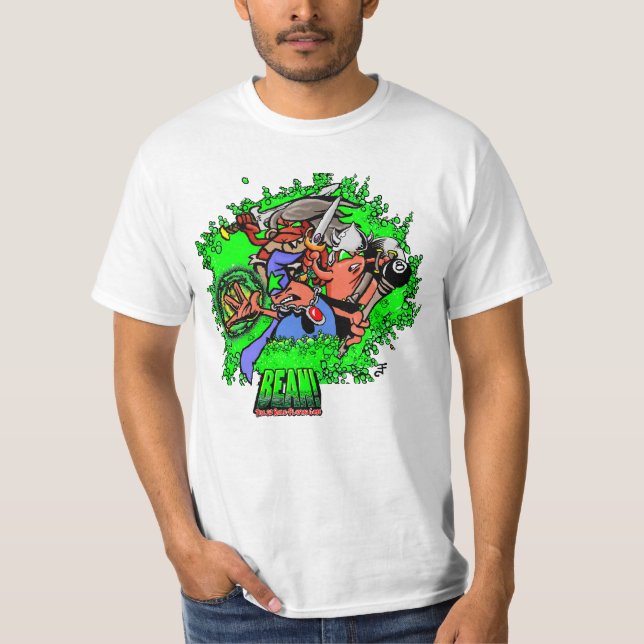 BEAN! Heroes Men's    T-Shirt (Front)
