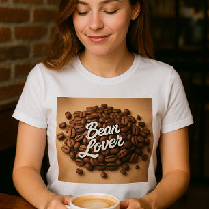 Bean Lover Coffee Beans Aesthetic T-Shirt