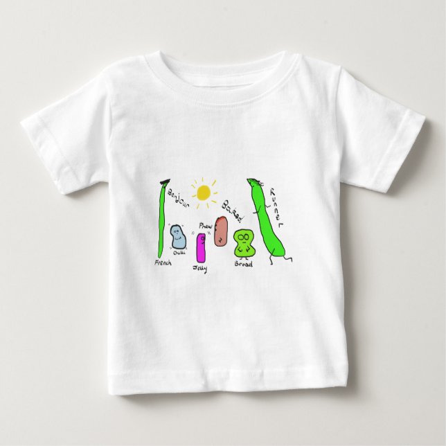 Bean Puns Baby T-Shirt (Front)
