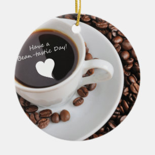 Bean-tastic Coffee Celebration Ceramic Tree Decoration