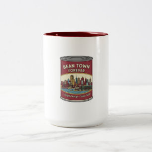 Bean Town Forever Boston Two-Tone Coffee Mug